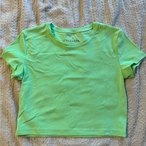 Paragon Fitwear Lime Green Crop Top